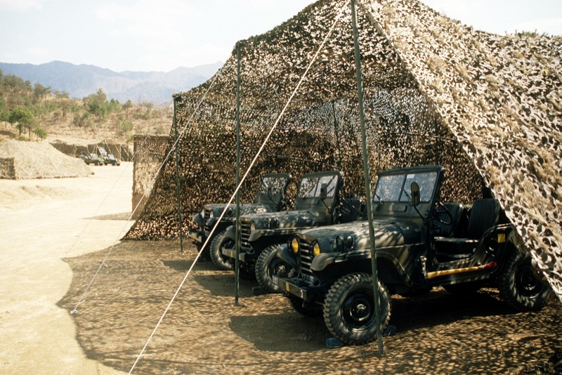Jaring Samaran Camo Netting Hunter 2x3 Meter Oxford 210D